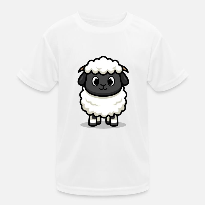 Süßes Lamm Kinder Funktions-T-Shirt