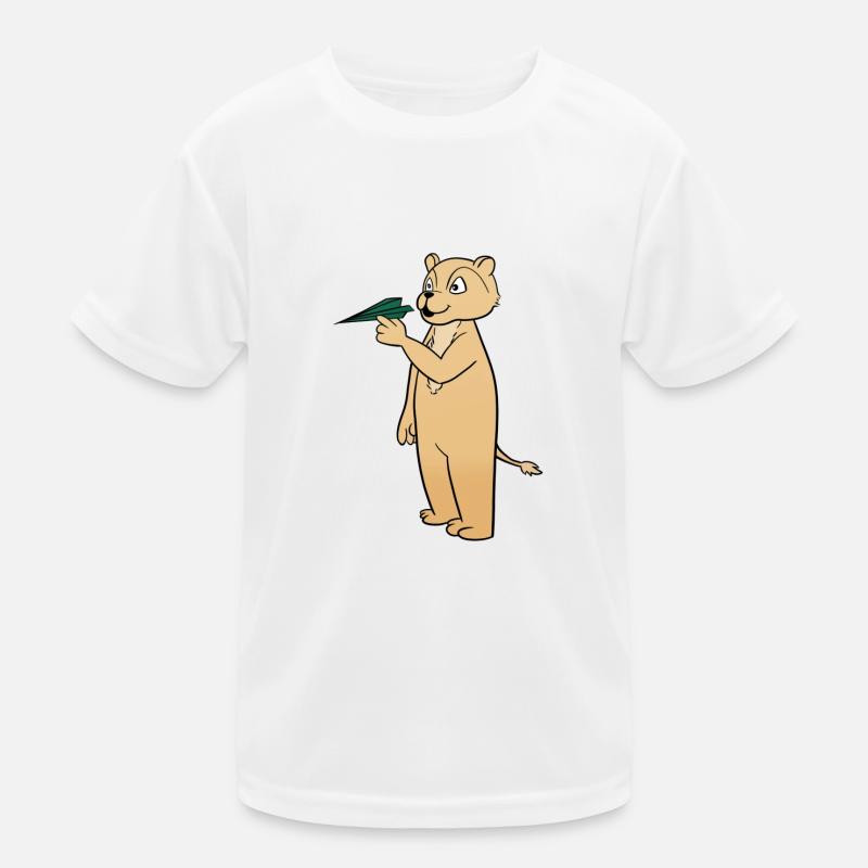 Papierflieger Kinder Funktions-T-Shirt