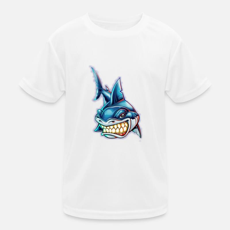 Requin bleu T-shirt sport Enfant