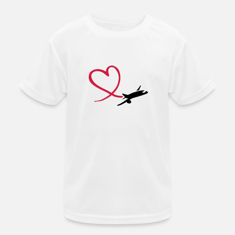 Flugzeug Kinder Funktions-T-Shirt