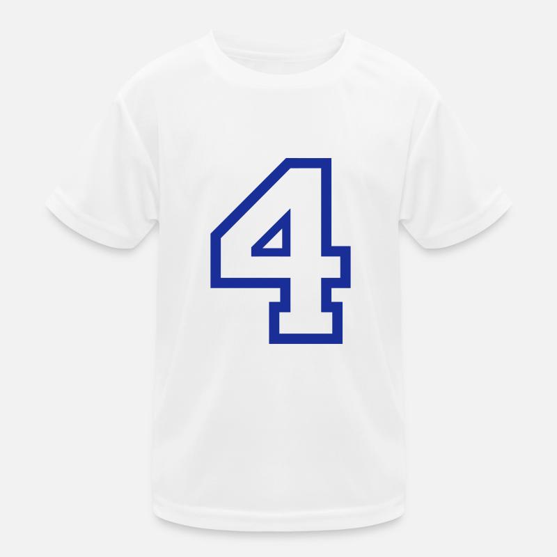 THE NUMBER 4-4 Kids Functional T-Shirt