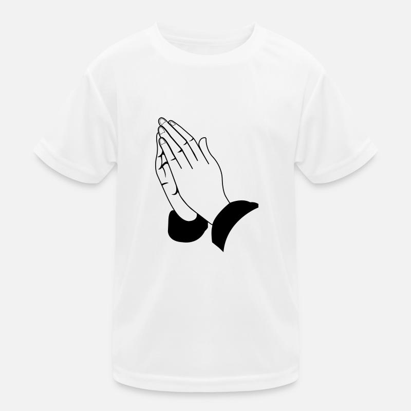 hands pray Kids Functional T-Shirt