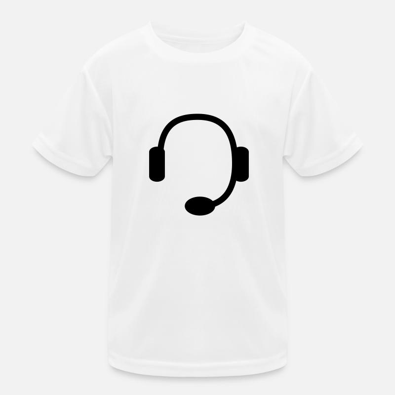 headset Kinder Funktions-T-Shirt