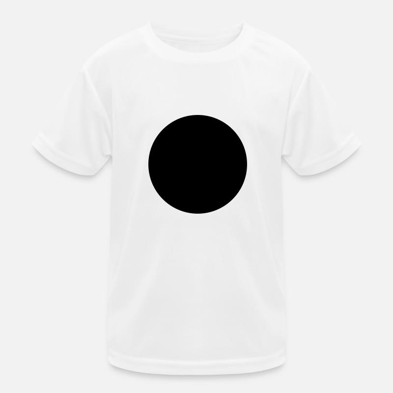 Mathematik Symbol - Schwarzer Kreis - Loch Kinder Funktions-T-Shirt