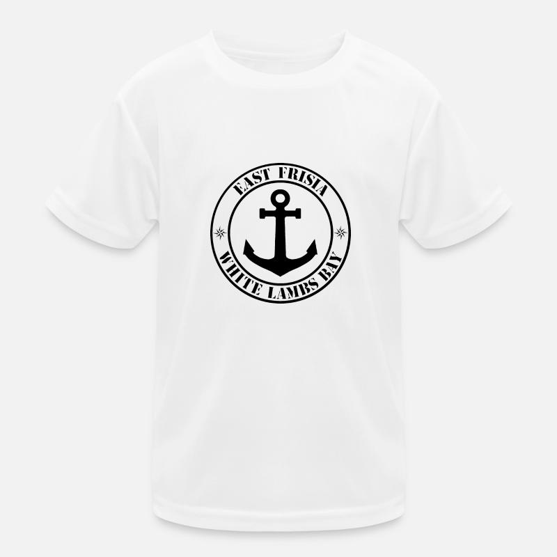 Ostfrieslands White Lambs Bay Logo Kinder Funktions-T-Shirt