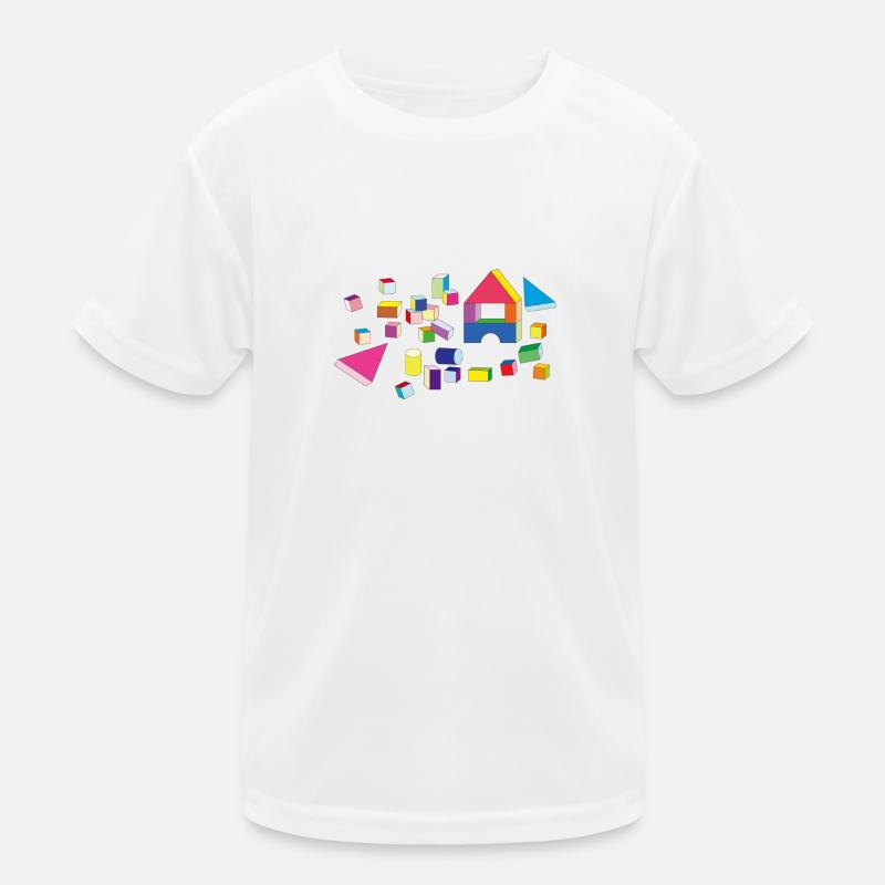 Building blocks Kids Functional T-Shirt