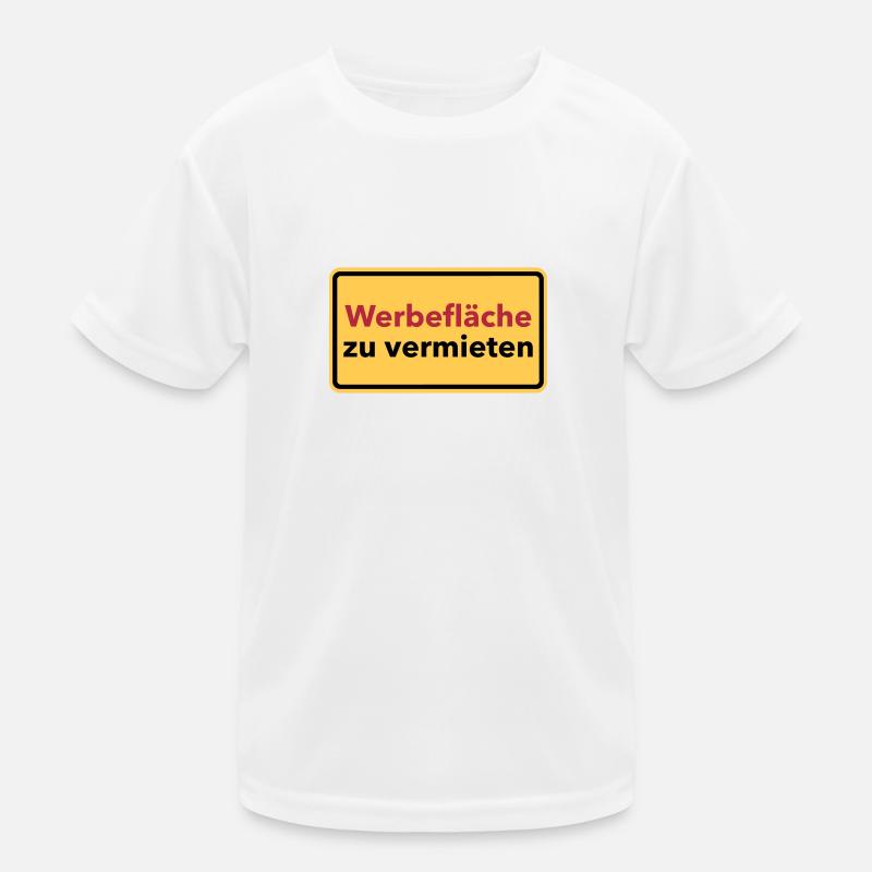 Werbung Kinder Funktions-T-Shirt