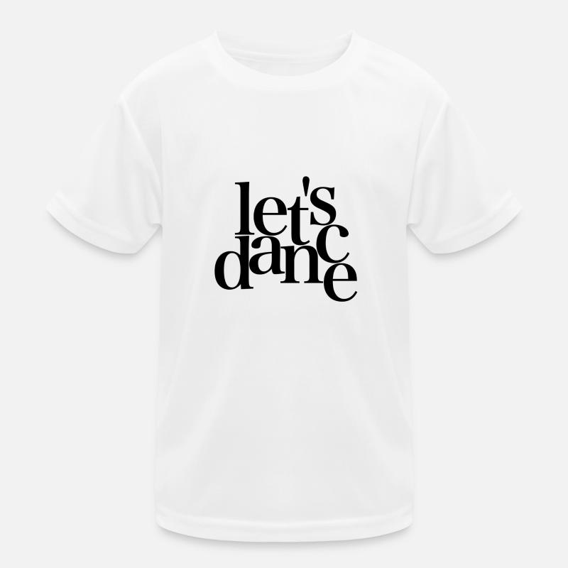 let's dance - black - Danceshirt Kinder Funktions-T-Shirt