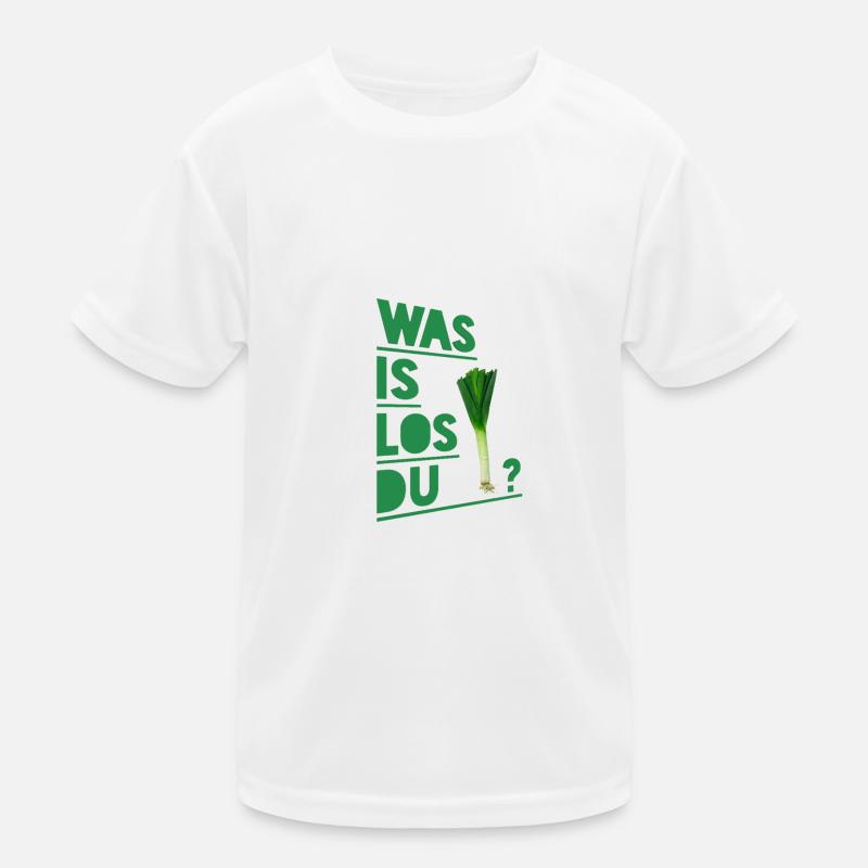 Lauch Gemüse Lustige Sprüche Kinder Funktions-T-Shirt