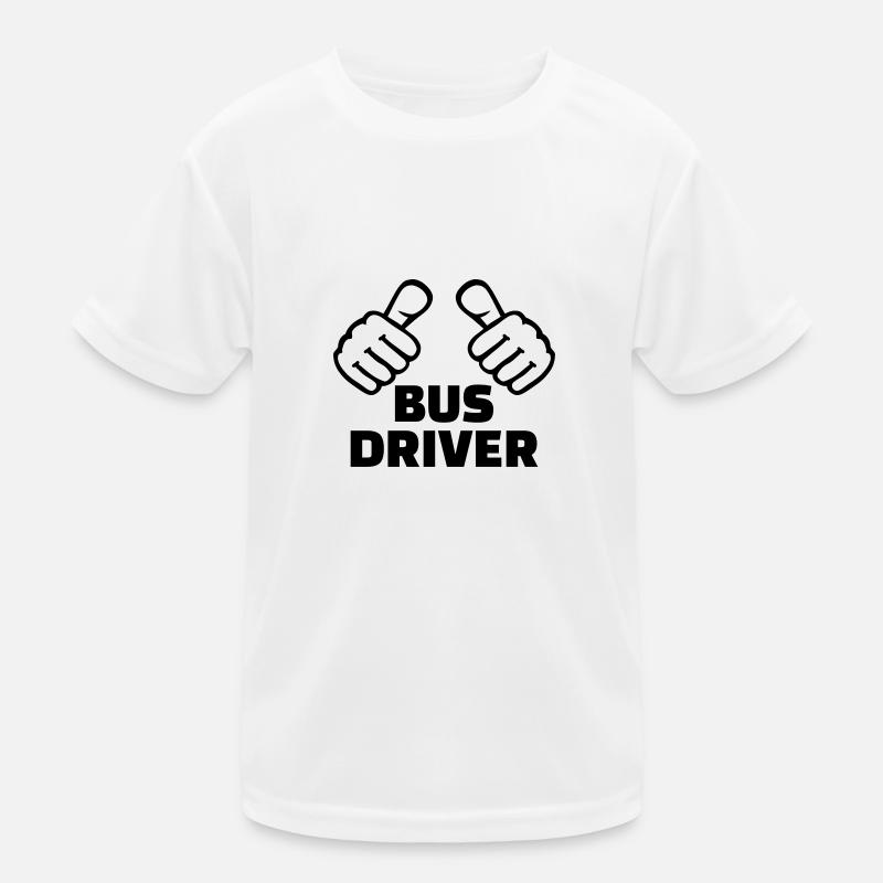 Busfahrer Kinder Funktions-T-Shirt