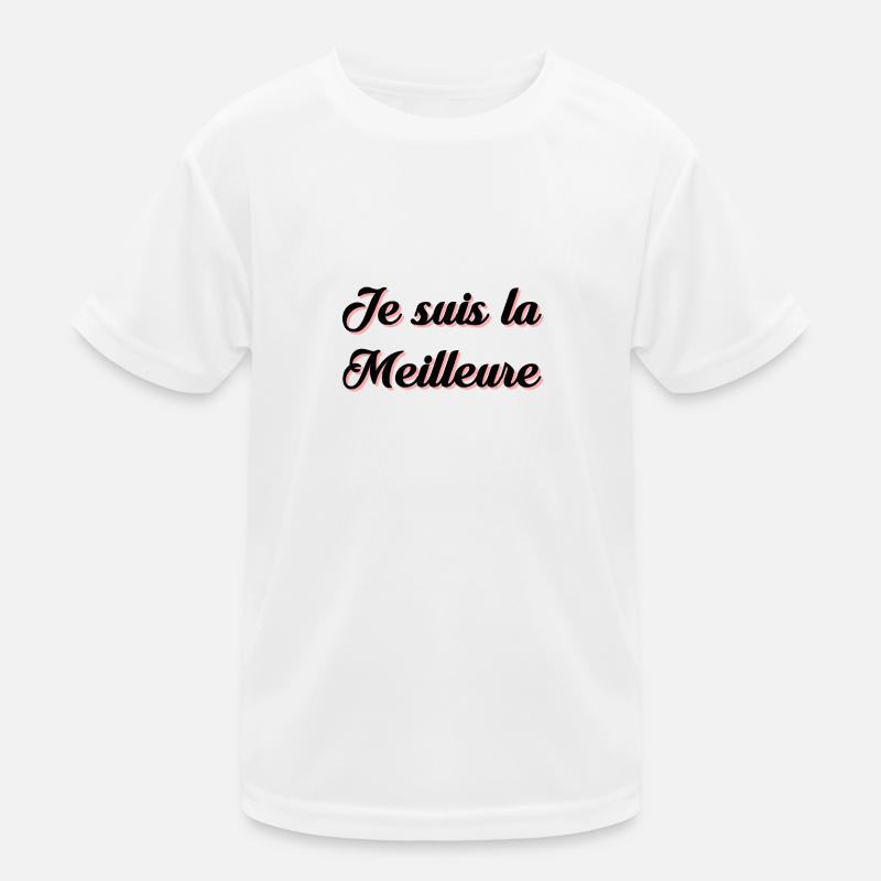 Je suis la meilleure T-shirt sport Enfant