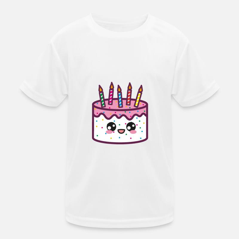 Gâteau d'anniversaire T-shirt sport Enfant
