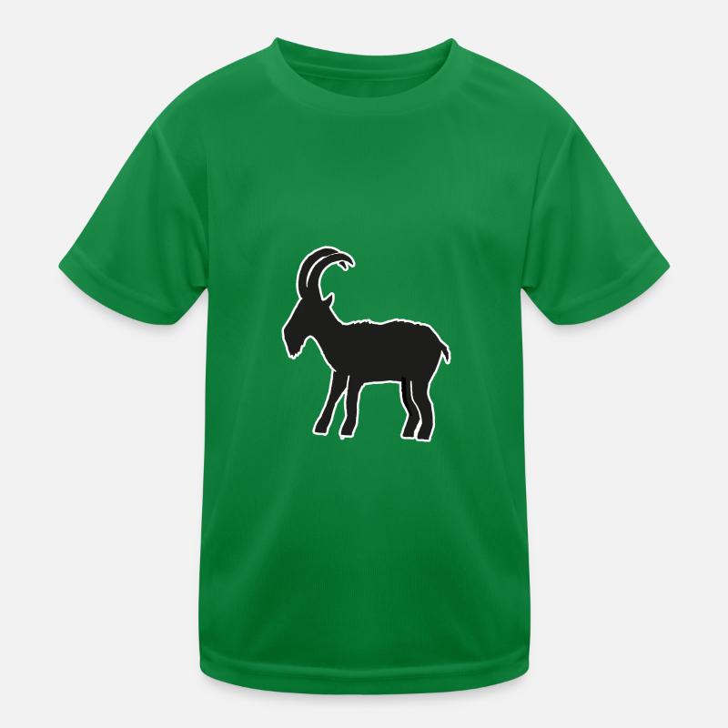 Ziege Kinder Funktions-T-Shirt