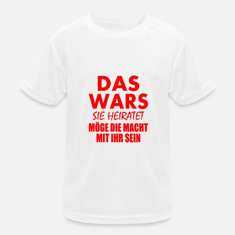 Das wars sie heiratet Kinder Funktions-T-Shirt