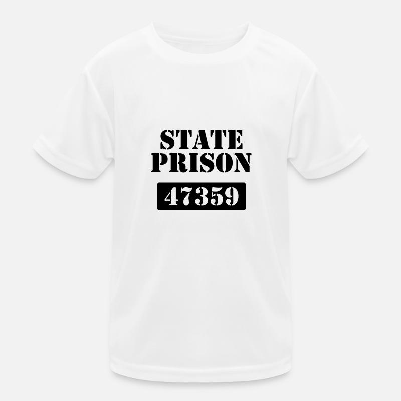 State Prison - Kinder Funktions-T-Shirt - Weiß