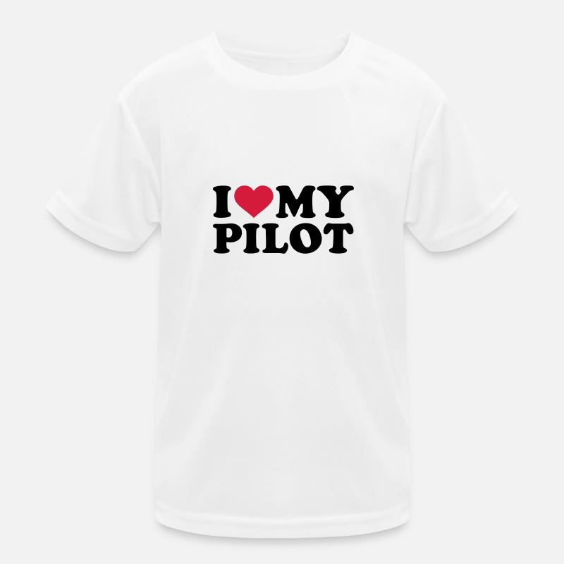Pilot Kinder Funktions-T-Shirt