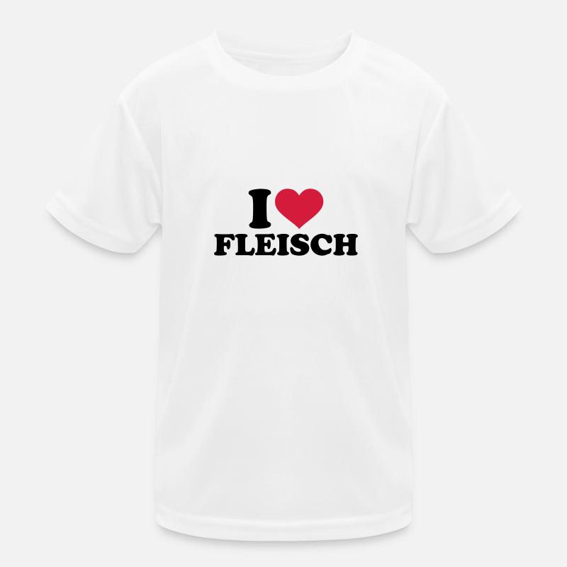 Fleisch Kinder Funktions-T-Shirt
