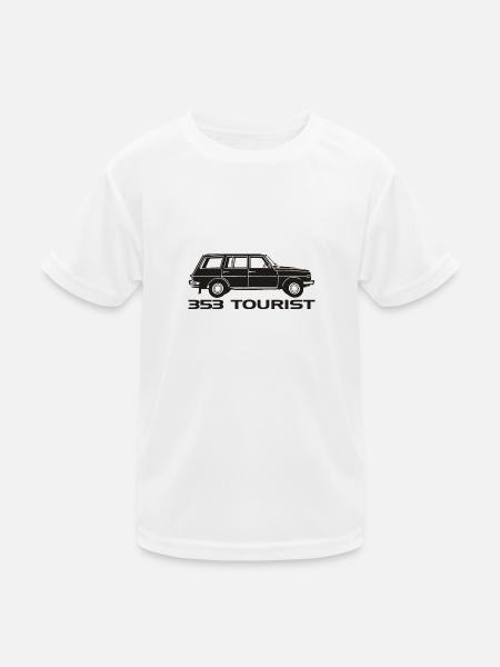 Wartburg w353 Tourist - Kinder Funktions-T-Shirt - Weiß