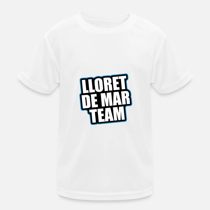 Lloret De Mar Team Reisen Urlaub Kinder Funktions-T-Shirt