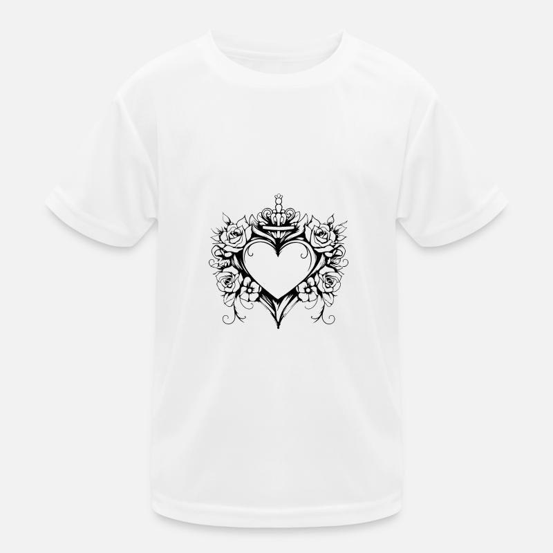 Herz Symbol Liebe Kinder Funktions-T-Shirt