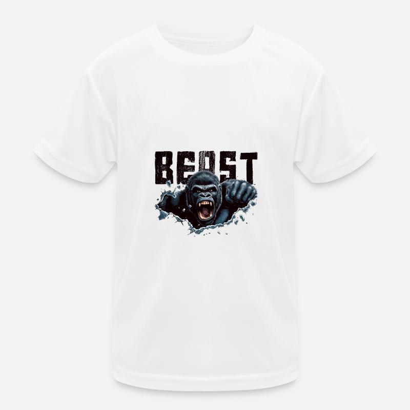 Gorilla Beast Kinder Funktions-T-Shirt