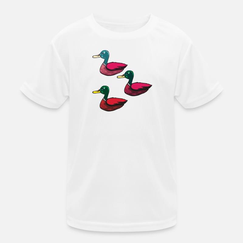 Enten dreierpack Kinder Funktions-T-Shirt