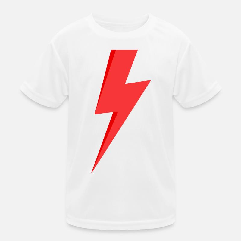 Red Lightning Kids Functional T-Shirt