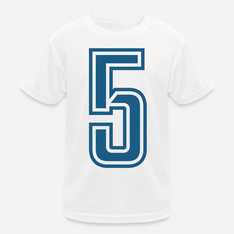 5 Kinder Funktions-T-Shirt