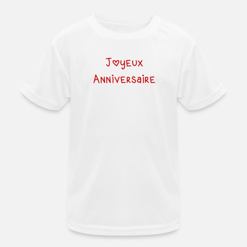 Alles Gute zum Geburtstags-Design Kinder Funktions-T-Shirt