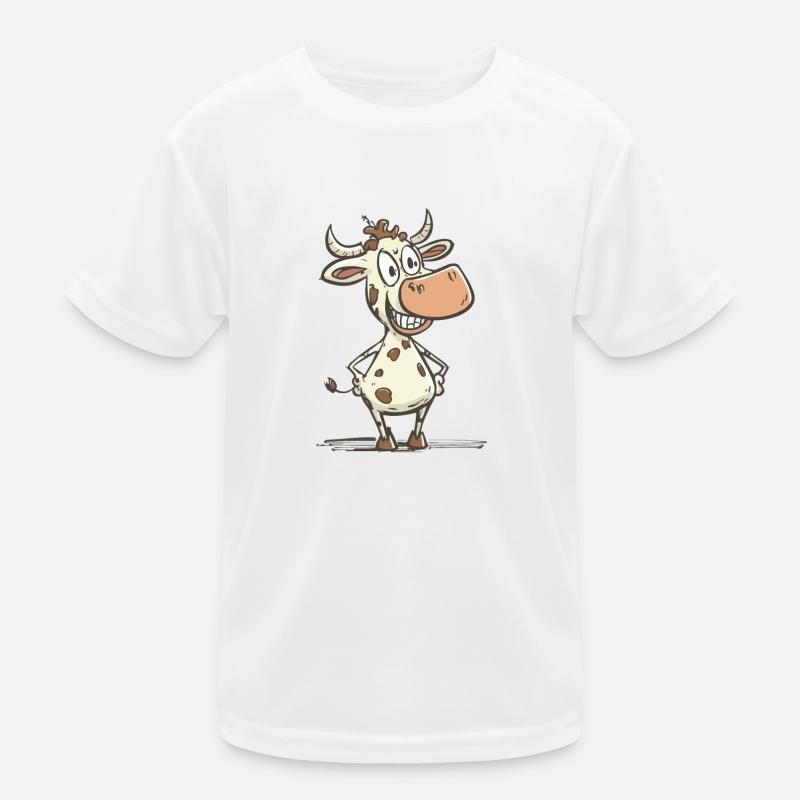Vache folle T-shirt sport Enfant
