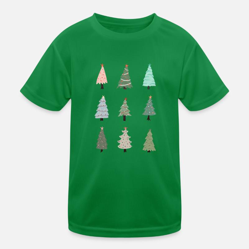Weihnachtsbaum Kinder Funktions-T-Shirt