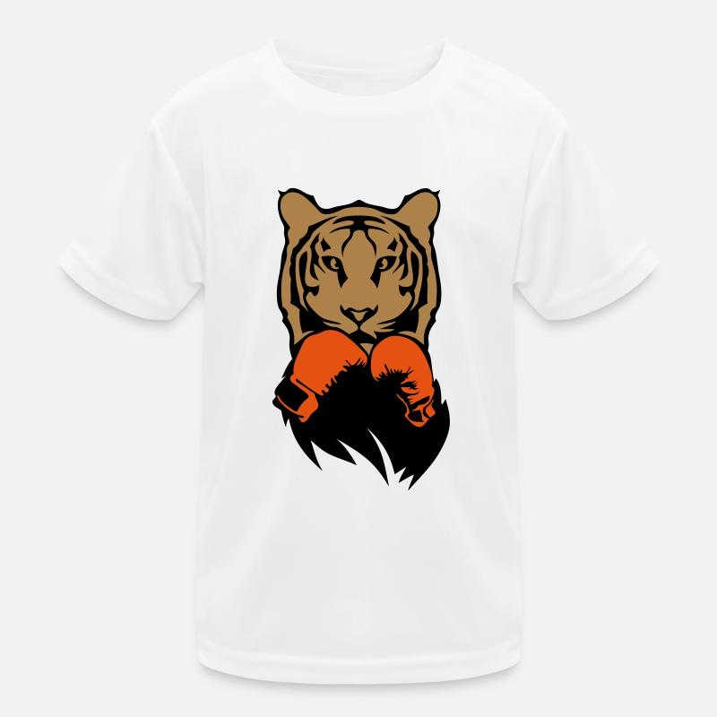 Tiger Boxer Boxer Boxer Boxer Kinder Funktions-T-Shirt