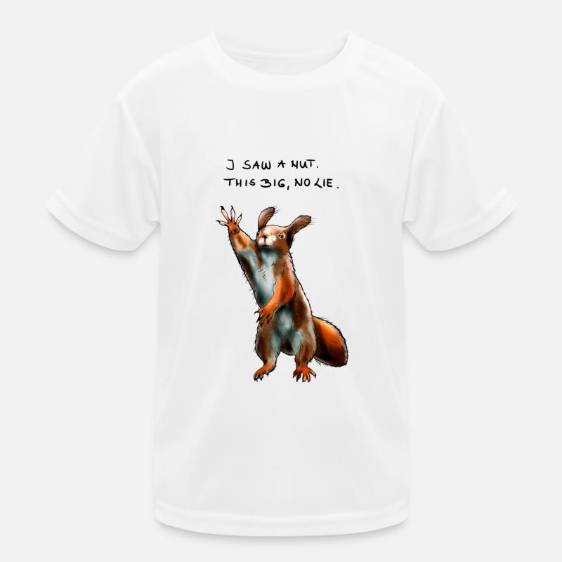 Lustiges Hochstapler Eichhörnchen Kinder Funktions-T-Shirt
