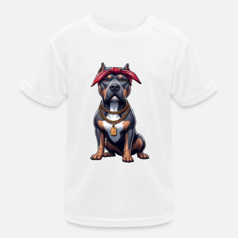 Pitbull The Rapper Kids Functional T-Shirt