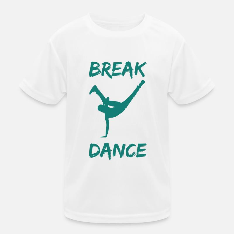 breakdancer bboy Kinder Funktions-T-Shirt