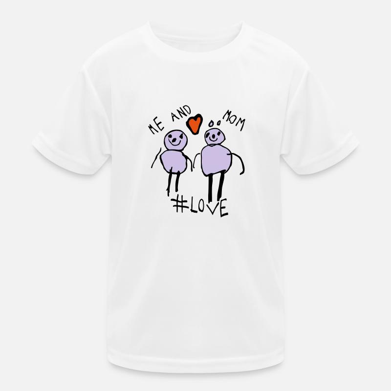 Moi et maman #Love T-shirt sport Enfant