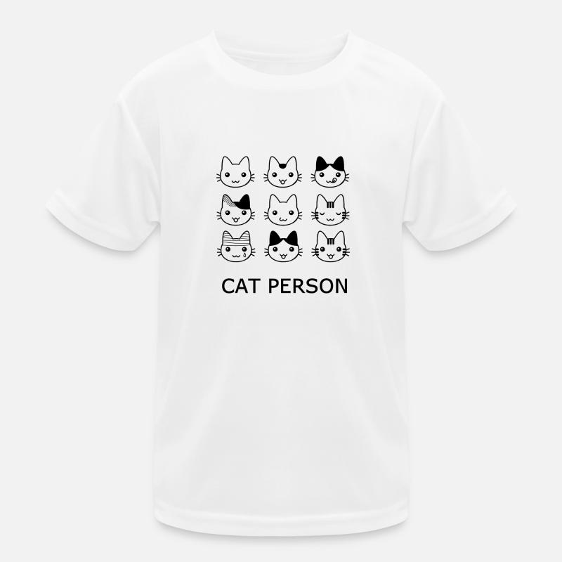 Cat Person T-shirt sport Enfant