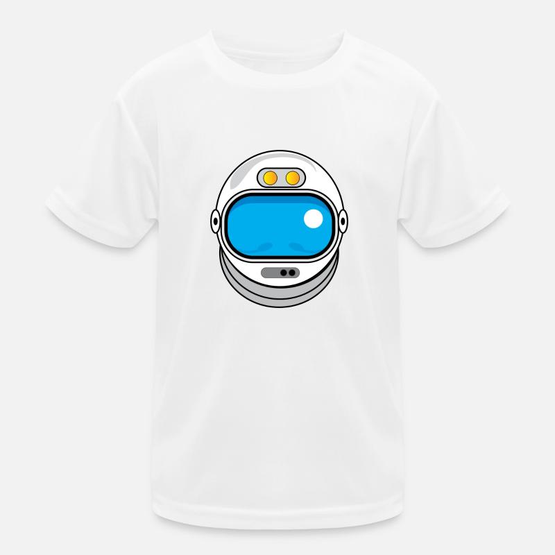 Spacehelmet Kinder Funktions-T-Shirt