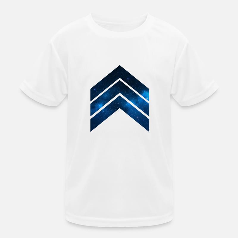 bleu Galaxy T-shirt sport Enfant