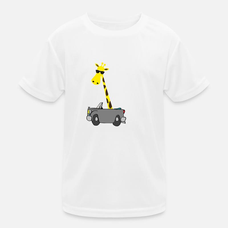 Giraffe mit Sonnenbrille | Das perfekte Geschenk Kinder Funktions-T-Shirt