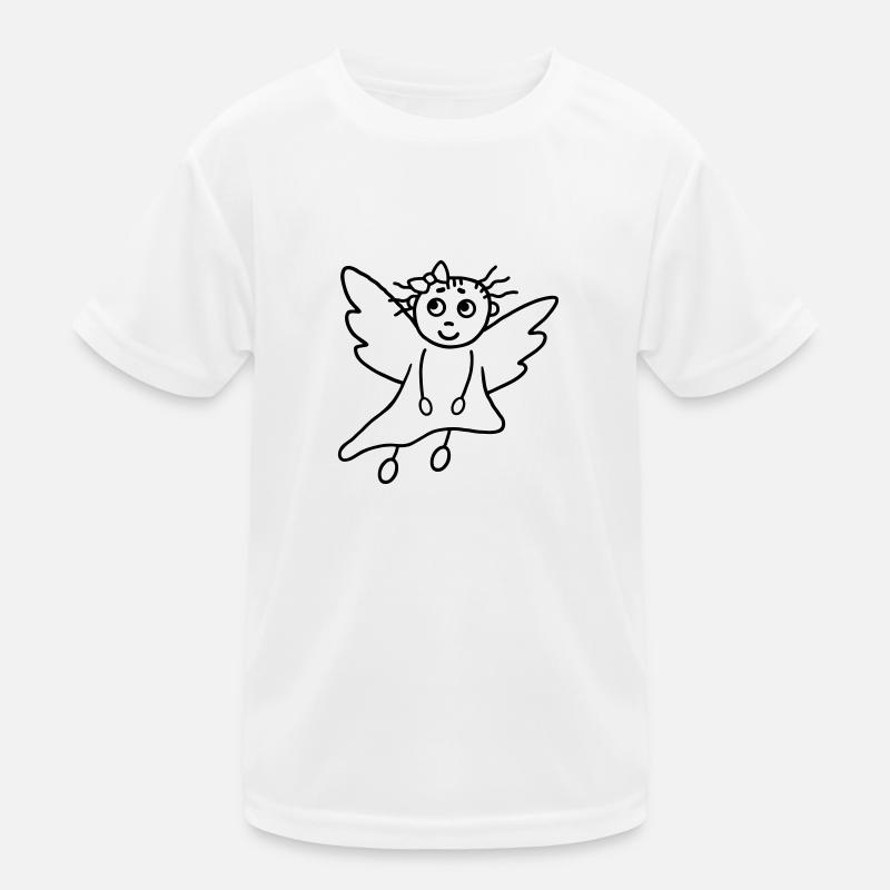Schutzengel Mädchen Kinder Funktions-T-Shirt