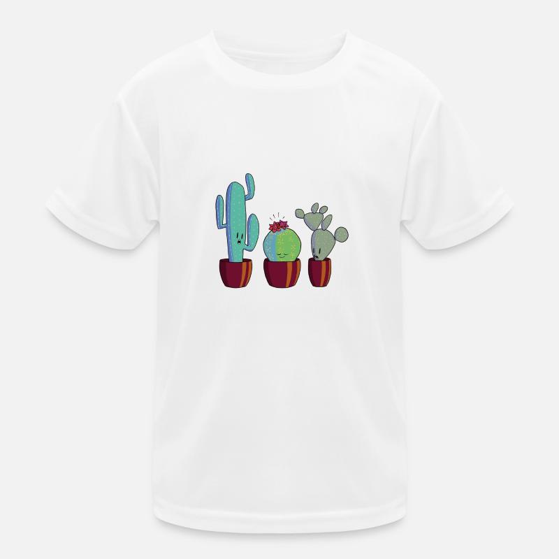 Cactus in bloom Kids Functional T-Shirt
