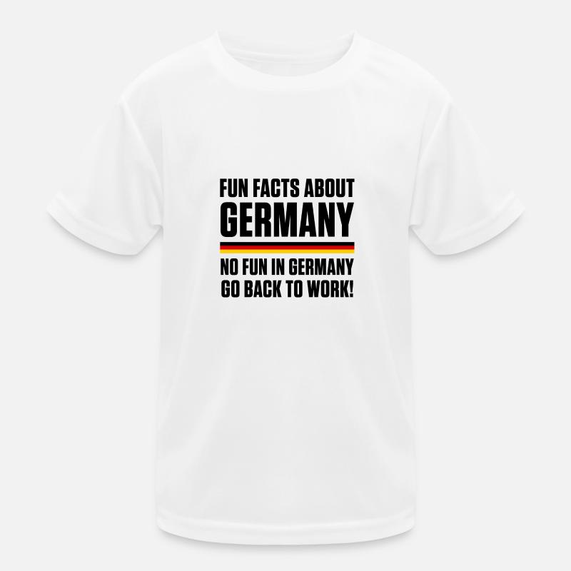 GERMANY FUN FACTS Kids Functional T-Shirt