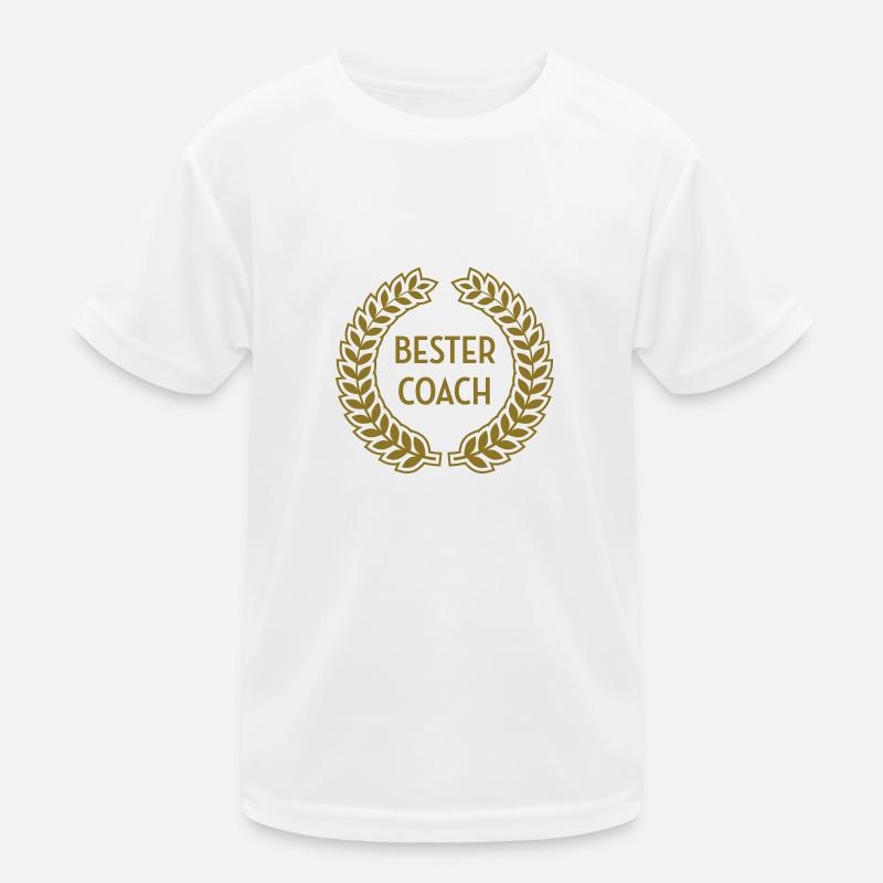 Coach Coachin Coaching Trainer Sport Team Kinder Funktions-T-Shirt