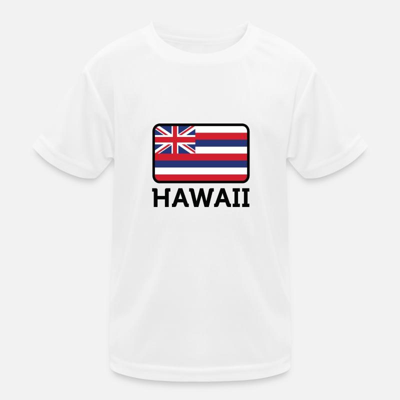 Drapeau national d'Hawaï T-shirt sport Enfant