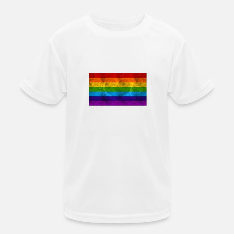 Rainbow flag Kids Functional T-Shirt
