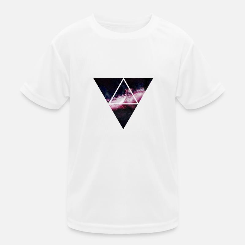 triangle galaxy Kids Functional T-Shirt