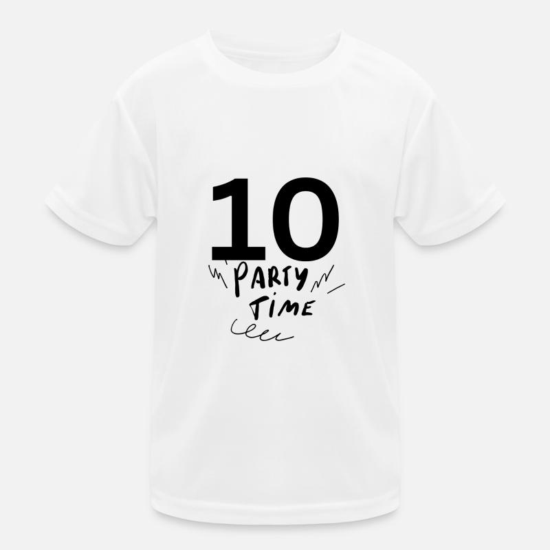 10 Kinder Funktions-T-Shirt