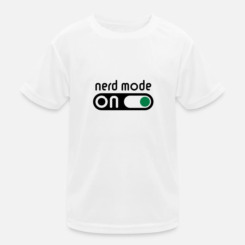 Nerd Mode On (Geek / Computerfreak) Kinder Funktions-T-Shirt