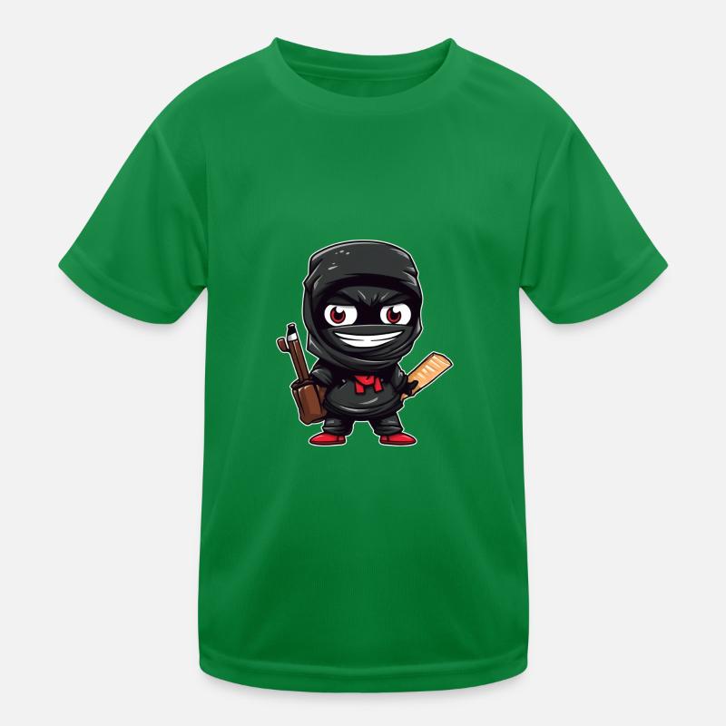 School Ninja Kids Functional T-Shirt
